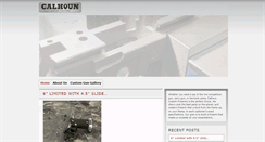 Desktop Screenshot of calhouncustomfirearms.com
